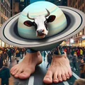 Mô hình 3D La Vaca Saturno Saturnita - Thumbnail 1