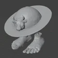 Mô hình 3D La Vaca Saturno Saturnita - Thumbnail 2