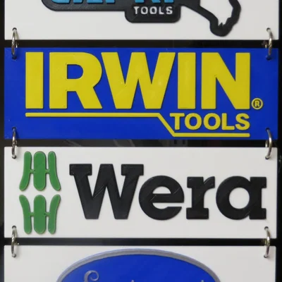 Bộ Logo Dụng Cụ #4 (Capri, Eastwood, Irwin, Wera)