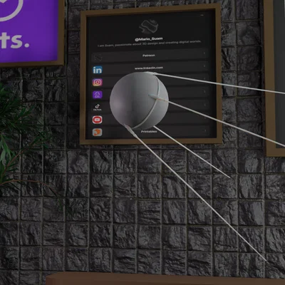 Sputnik-1 – Mô hình 3D vệ tinh nhân tạo đầu tiên