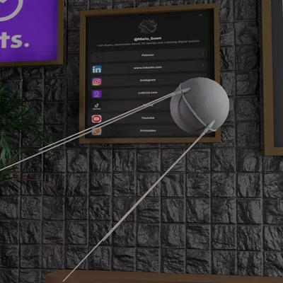 Sputnik-1 – Mô hình 3D vệ tinh nhân tạo đầu tiên