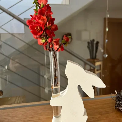 Mô hình 3D chú thỏ cắm hoa trang trí (Easterbunny VASE) dễ thương