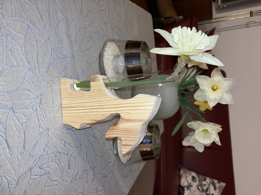 Mô hình 3D chú thỏ cắm hoa trang trí (Easterbunny VASE) dễ thương - Image 3