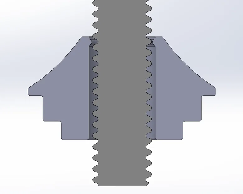 Bộ Chắn Bụi Trục Vít (Leadscrew) Cho Creality K2 Plus (Có Độ Côn) - Image 6