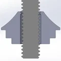 Bộ Chắn Bụi Trục Vít (Leadscrew) Cho Creality K2 Plus (Có Độ Côn) - Thumbnail 6