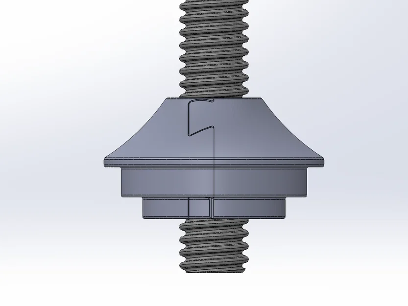 Bộ Chắn Bụi Trục Vít (Leadscrew) Cho Creality K2 Plus (Có Độ Côn) - Image 7