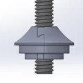 Bộ Chắn Bụi Trục Vít (Leadscrew) Cho Creality K2 Plus (Có Độ Côn) - Thumbnail 7