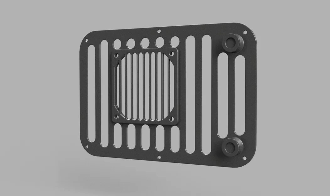 Thùng chứa rác (Poo Bucket) và khung gắn quạt (120mm/80mm/40mm) cho Qidi X-Plus 4 - Image 14