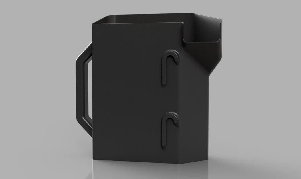 Thùng chứa rác (Poo Bucket) và khung gắn quạt (120mm/80mm/40mm) cho Qidi X-Plus 4 - Image 16