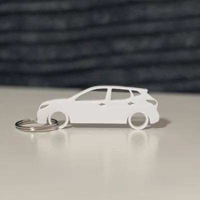 Móc khóa / Hình silhouette xe Nissan Qashqai J11