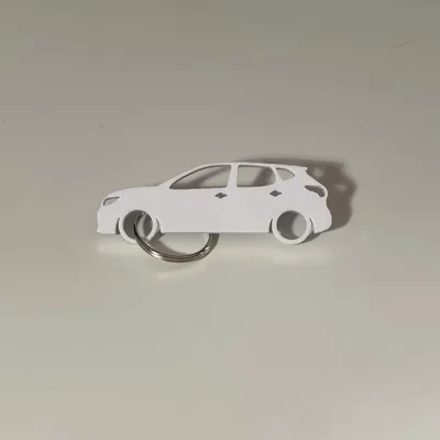 Móc khóa / Hình silhouette xe Nissan Qashqai J11