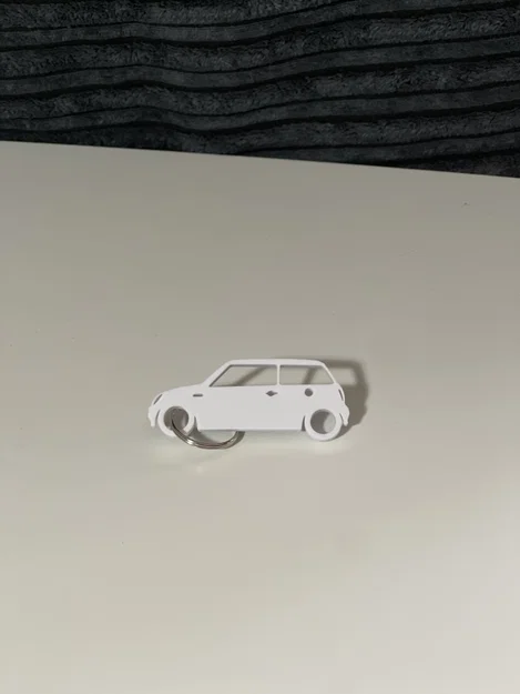 Móc khóa / Mô hình silhouette Mini Cooper R50/R53 - Image 2