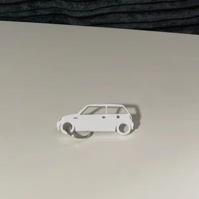 Móc khóa / Mô hình silhouette Mini Cooper R50/R53