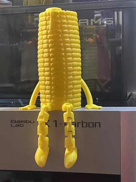 Mô hình bắp ngô cử động (Friendly Articulated Corn) in 3D độc đáo - Image 1