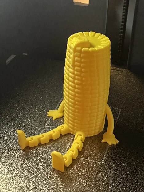 Mô hình bắp ngô cử động (Friendly Articulated Corn) in 3D độc đáo - Image 2