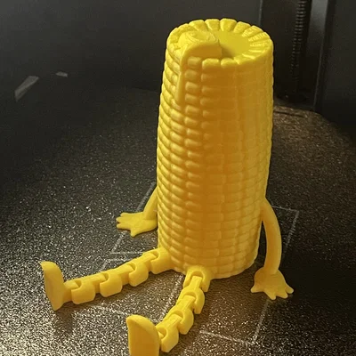Mô hình bắp ngô cử động (Friendly Articulated Corn) in 3D độc đáo