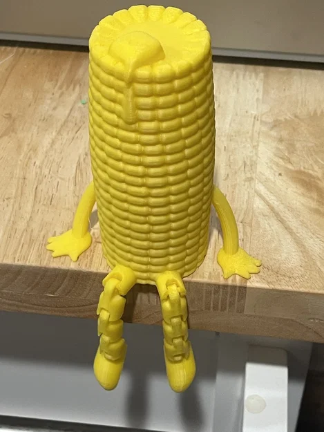 Mô hình bắp ngô cử động (Friendly Articulated Corn) in 3D độc đáo - Image 3