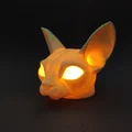 Mèo Sphynx - Đế nến LED tealight - Thumbnail 1