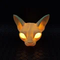 Mèo Sphynx - Đế nến LED tealight - Thumbnail 3