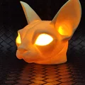 Mèo Sphynx - Đế nến LED tealight - Thumbnail 4