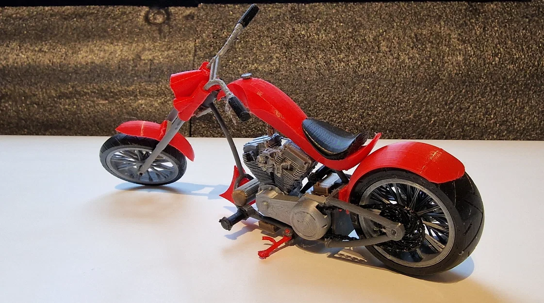 Mô hình Harley Davidson Shopper mới! Thiết kế bởi Ed van der Heijden - Image 1