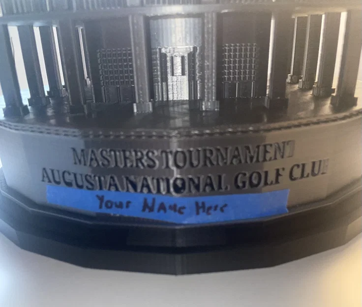 Mô hình cúp vô địch The Masters Trophy - Image 3