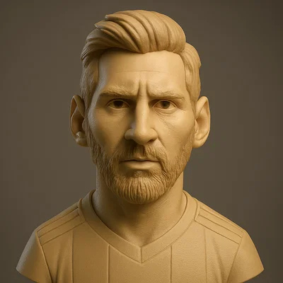Mô hình 3D Leo Messi huyền thoại