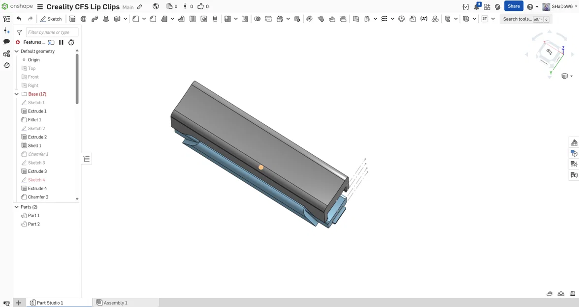 Kẹp lò xo nắp hộp Creality CFS - Image 6