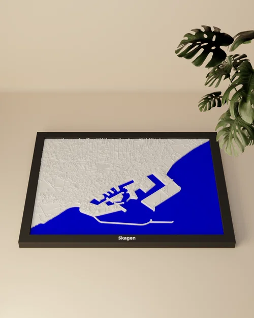 Skagen, Đan Mạch - Mô hình địa hình thu nhỏ 3D - Image 3