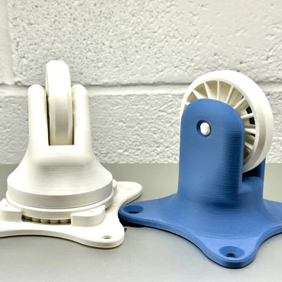 Bánh xe xoay (Caster Wheel) in 3D sử dụng vòng bi đạn nhựa tự chế