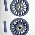 Bánh xe xoay (Caster Wheel) in 3D sử dụng vòng bi đạn nhựa tự chế - Thumbnail 4
