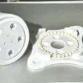 Bánh xe xoay (Caster Wheel) in 3D sử dụng vòng bi đạn nhựa tự chế - Thumbnail 5