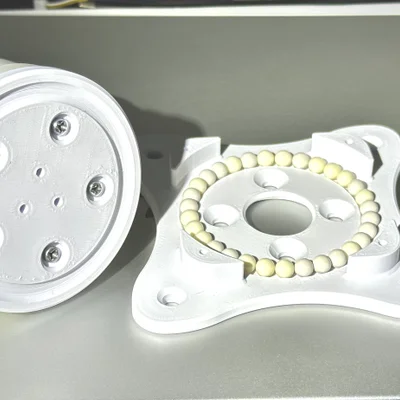 Bánh xe xoay (Caster Wheel) in 3D sử dụng vòng bi đạn nhựa… 5