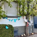 Bộ dây treo trang trí Baby Garland - Gấu bông, tất, trái tim, xúc xắc, áo cho bé - Thumbnail 4