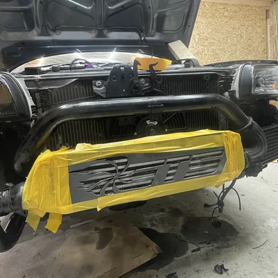 Khuôn phun sơn logo ETS (Stencil) cho Intercooler xe độ JDM