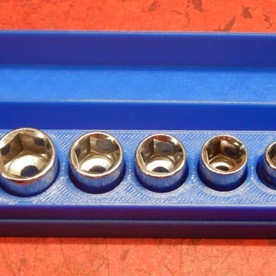 Hộp đựng đầu tuýp 1/4 inch in 3D gọn nhẹ, ngăn nắp