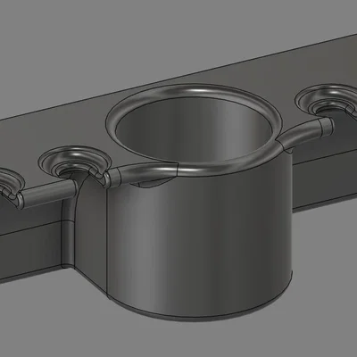 Kệ Treo Tường Để Kem Đánh Răng Và Bàn Chải Tiện Lợi (In 3D)