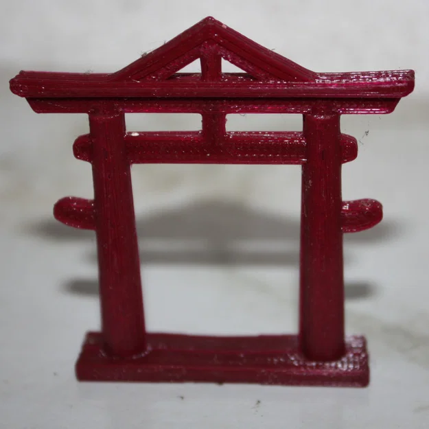 Mô hình cổng đền Nhật Bản (Torii Gate) cho sa bàn, Wargame D&D - Image 1