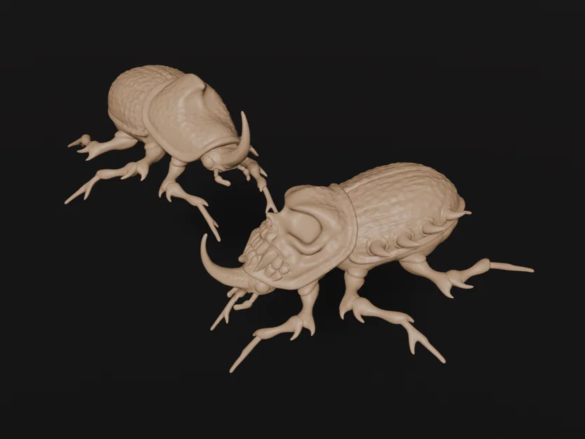 Chitinous Horrors – Bọ Cánh Cứng Sừng & Bọ Mai Đầu Lâu - Image 1