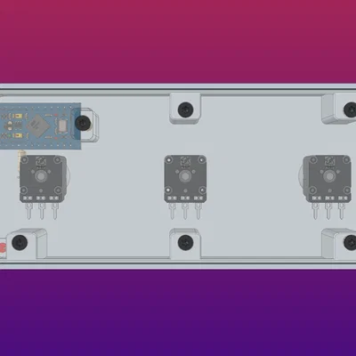 Deej mixer pad - Bảng điều khiển âm thanh 3 kênh