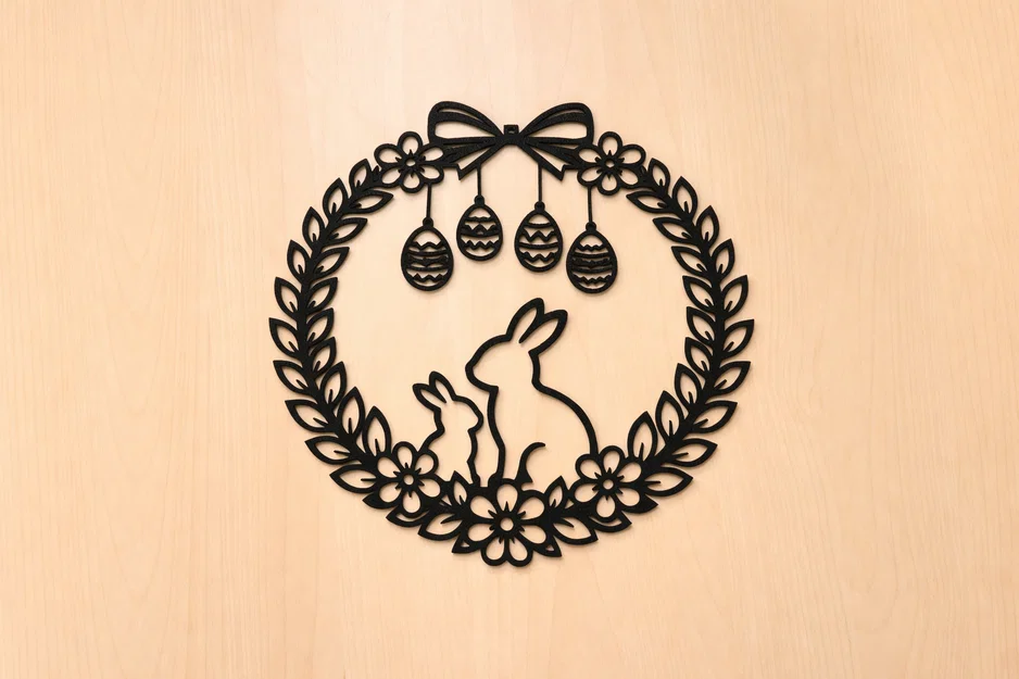 Vòng hoa Phục sinh (Easter wreath) - Image 1