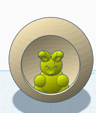 Mô hình Sfera coniglio - Chú thỏ trong quả cầu xinh xắn in 3D - Image 1