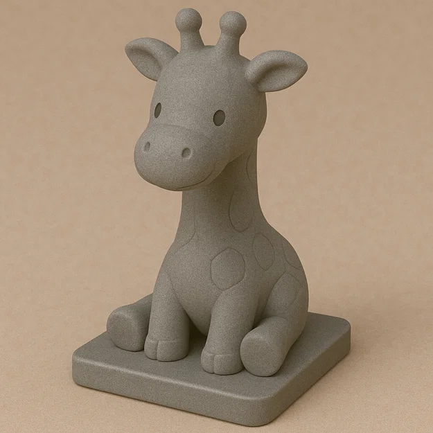Mô hình 3D chú hươu cao cổ nhỏ xinh dễ thương (Cute lil' giraffe) - Image 1
