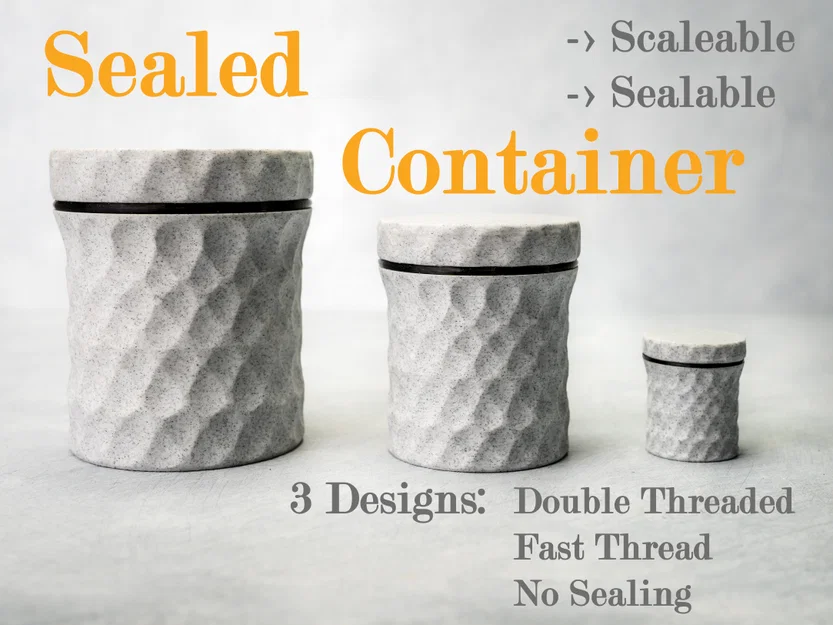 Hộp đựng (Container) đa năng: Kín, Siêu bền, Dễ in, Có thể tùy chỉnh kích thước! - Image 1