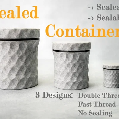 Hộp đựng (Container) đa năng: Kín, Siêu bền, Dễ in, Có thể tùy chỉnh kích thước!