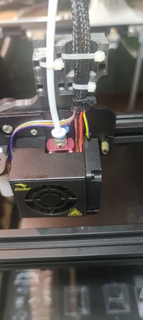 Phụ kiện cố định dây cáp Hotend cho Ender 5 và Ender 5 Plus - Image 4