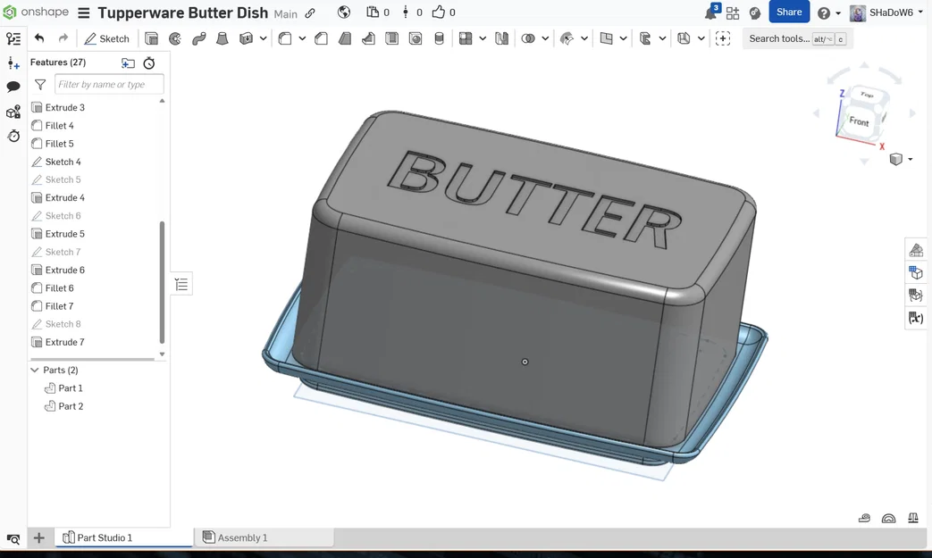 Hộp đựng bơ kiểu Tupperware - Image 7