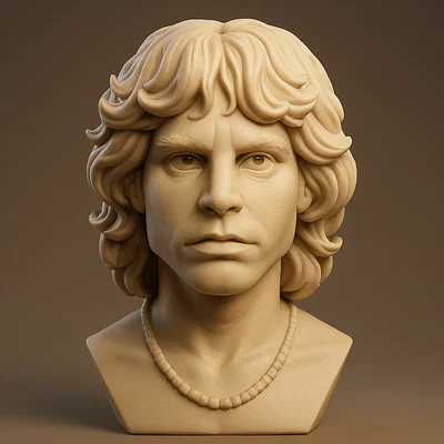 Mô hình 3D Jim Morrison