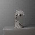 Mô hình trang trí cá heo nghệ thuật (Decoration Dolphin) in 3D - Thumbnail 1