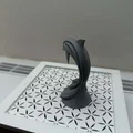 Mô hình trang trí cá heo nghệ thuật (Decoration Dolphin) in 3D - Thumbnail 3